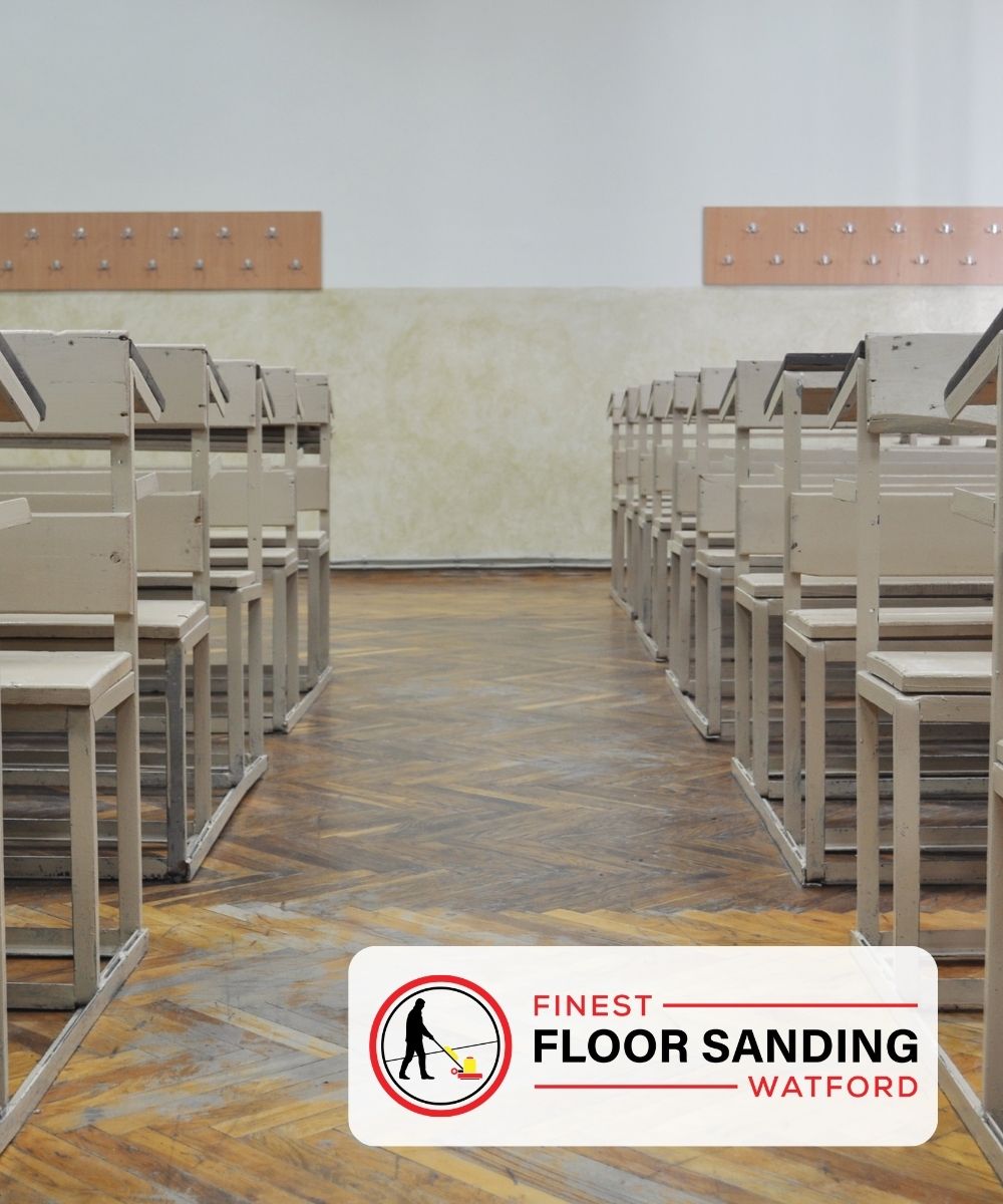 Watford_School_Floor_WD17_Sanding Additional Services